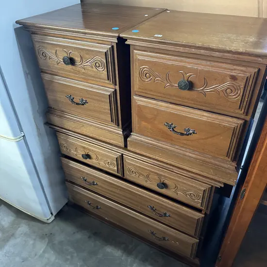 Chest of drawers and bedsides