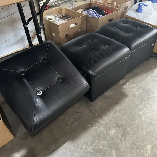 3 foot rests (one needs re stiching)