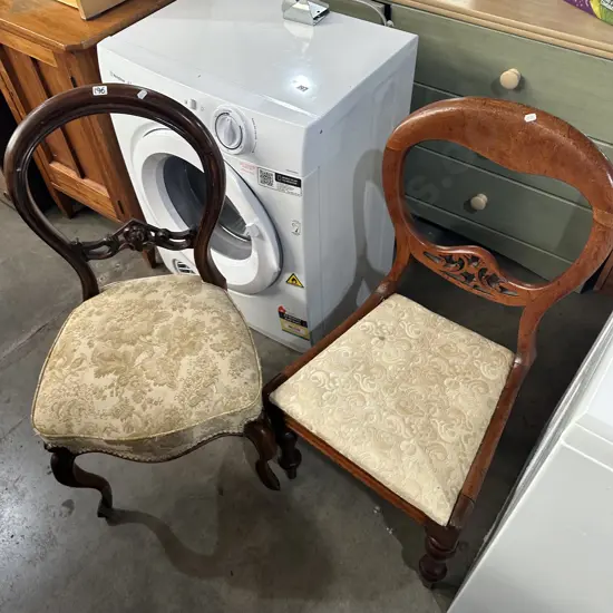 2 x antique chairs