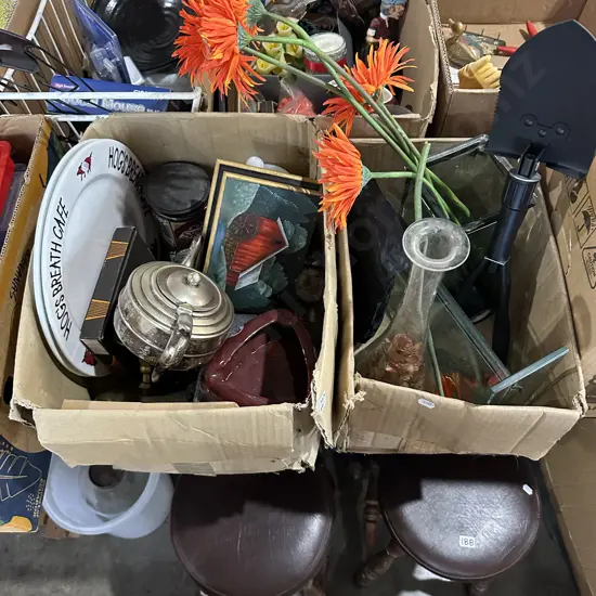 2 boxes inc camping shovel