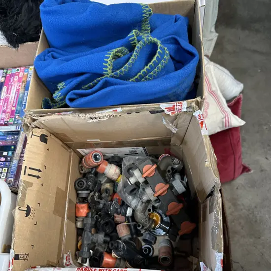 Hose fittings and blankets