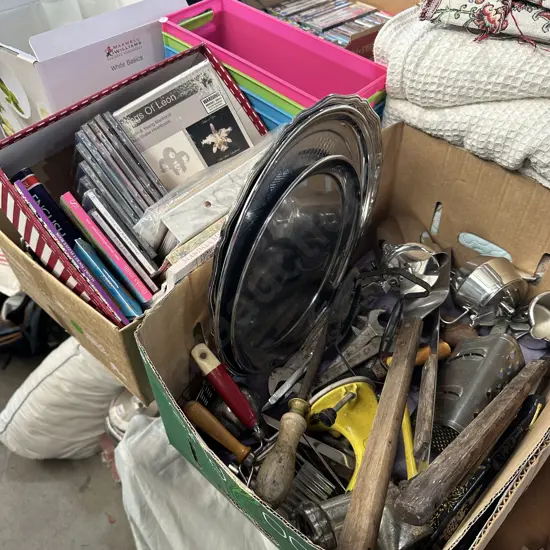 2 box tools, file boxes etc