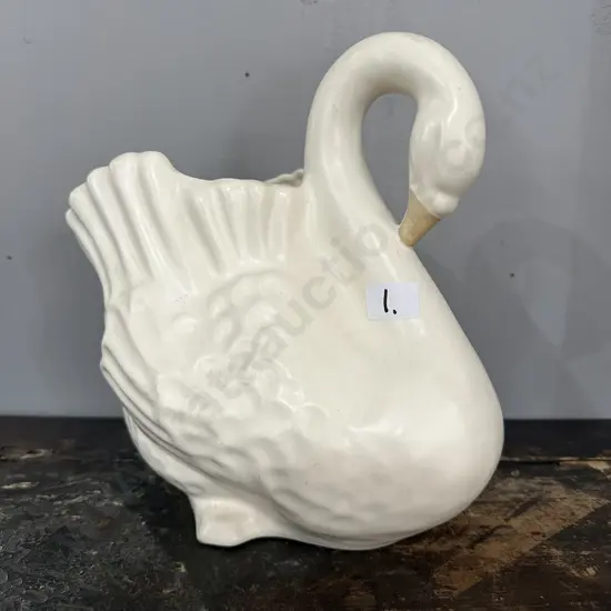 Crown Lynn Swan 23cm stamped & imprinted