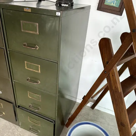 Vintage steel file cabinet
