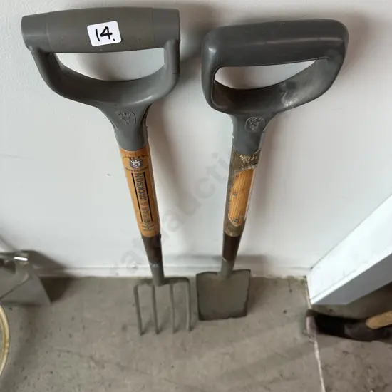 SJ garden spade & fork