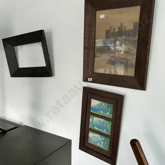 3 Oak frames