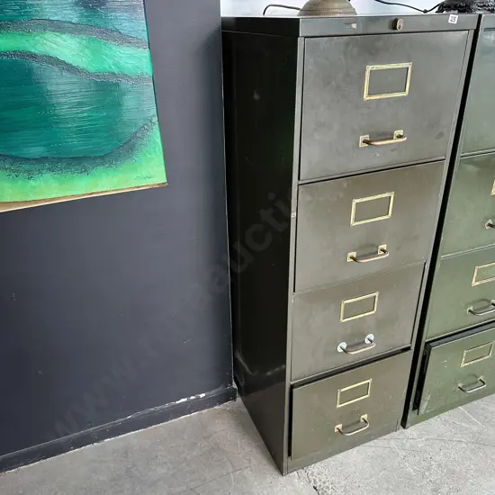 Vintage steel file cabinet