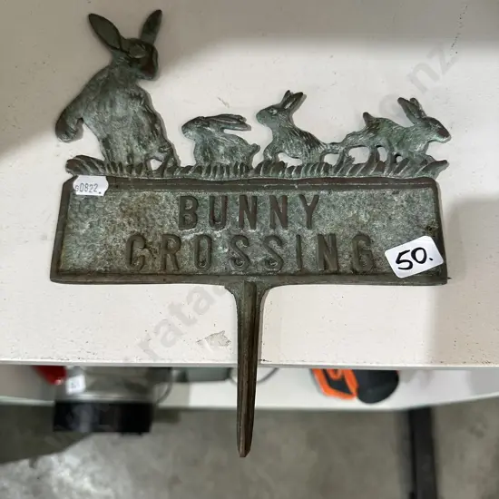 Brass Bunny crossing