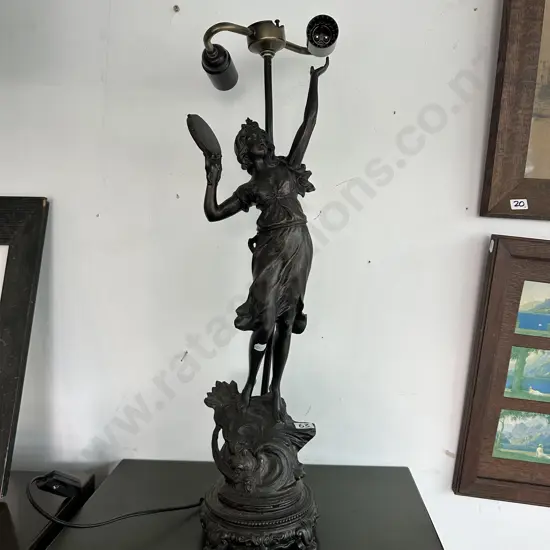 Metal figure lamp base 650mm