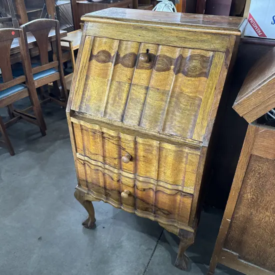 South African wood drop front desk