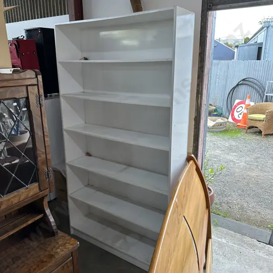 Large bookcase plus small one