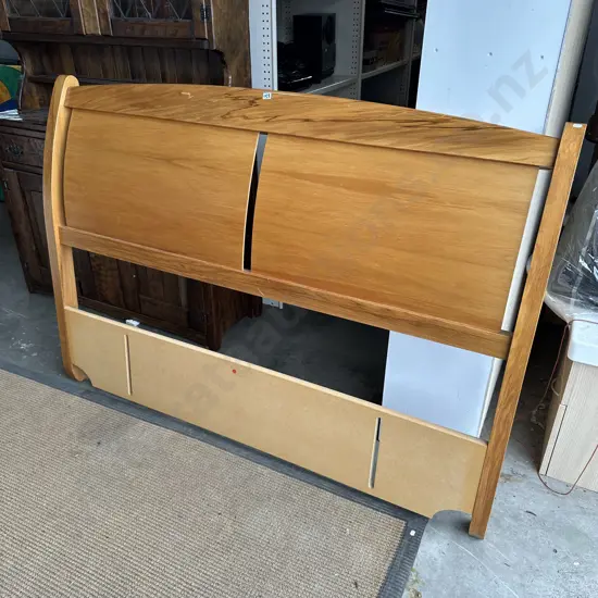 Rimu queensize headboard (small mark)