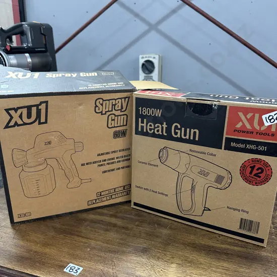 New heat gun and spray gun