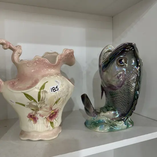 Wembley ware fish plus water jug