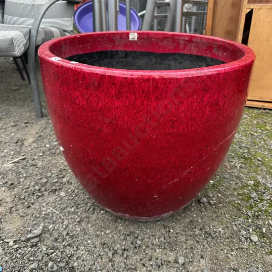 Large Red planter (has some marks)