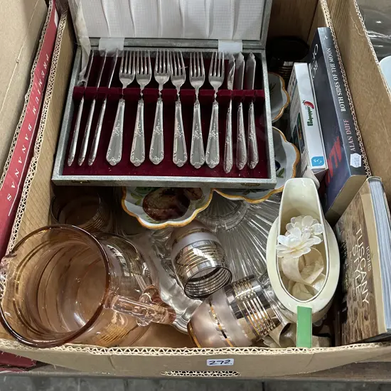 Boxed set, water set, large nibbles dish etc