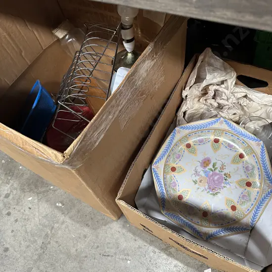 4 box mixing bowls oriental charger etc