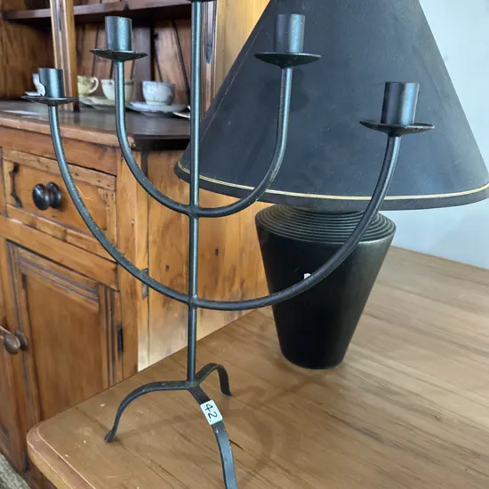 Lamp and candle stick