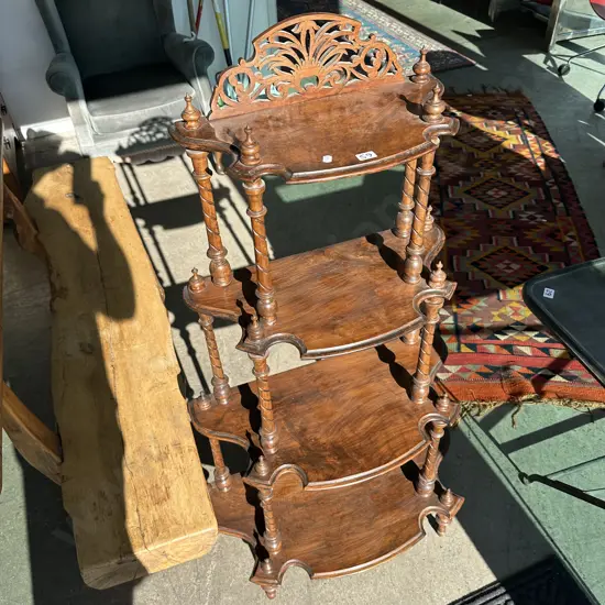 Antique Walnut wotnot