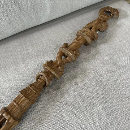 African carved stick