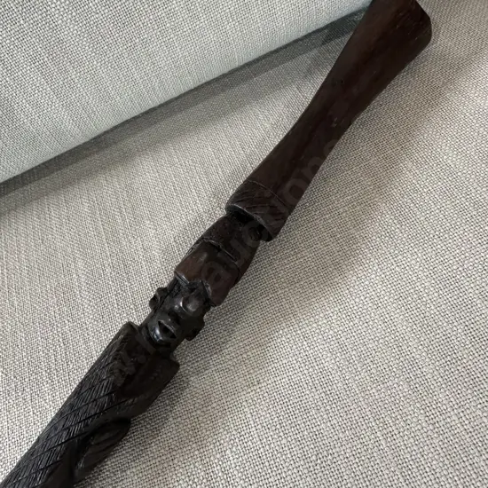 Carved African walking stick