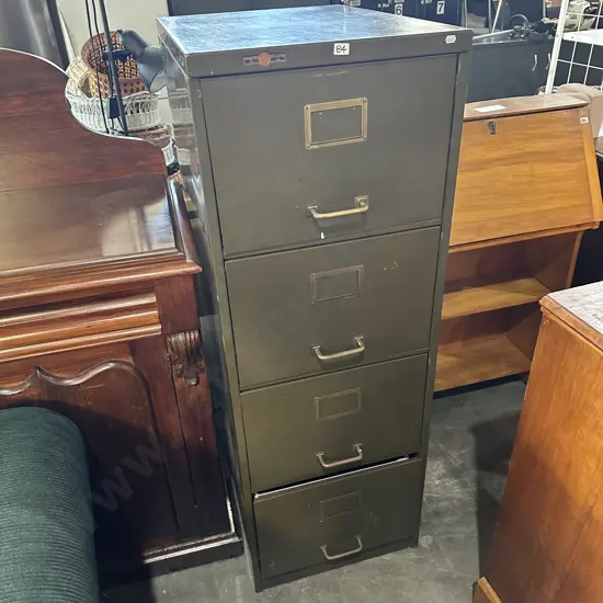 Steel file cabinet