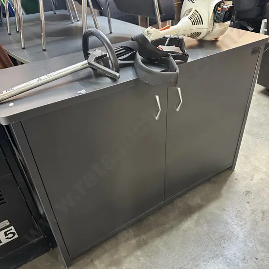 Credenza plus Wooden and metal office cabinets