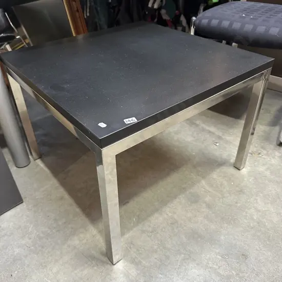Metal leg side table