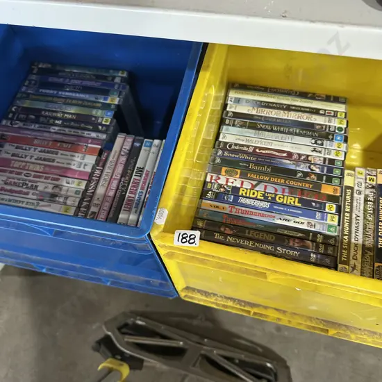 2 bins DVDs