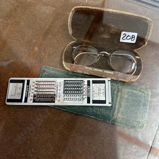 Vintage specs and tool