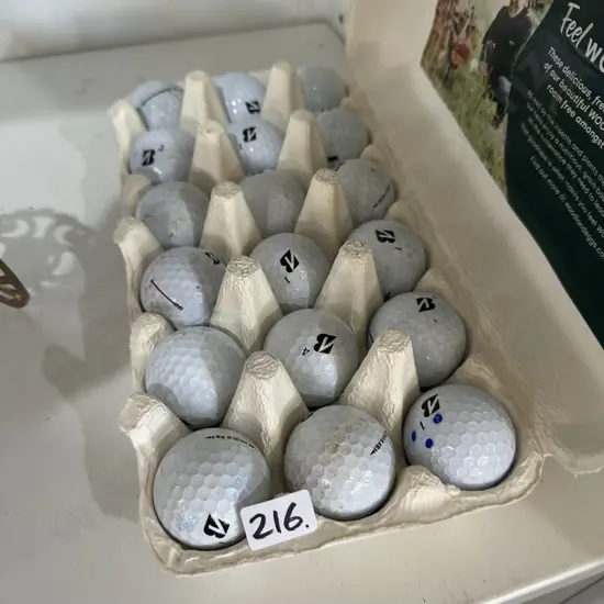 18 golf balls