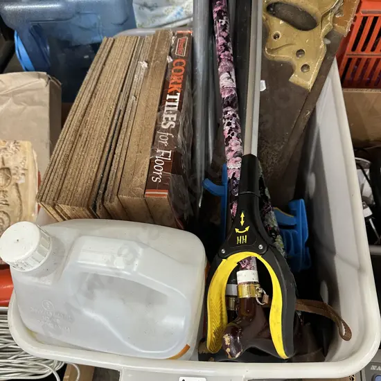 Cork tiles, walking sticks etc