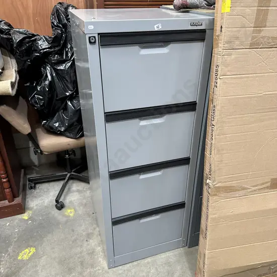 Europlan 4 draw file cabinet plus 5 others