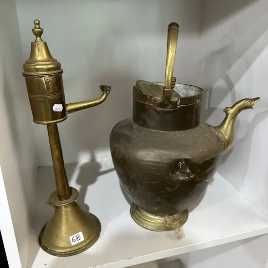 Large Brass/Copper kettle etc