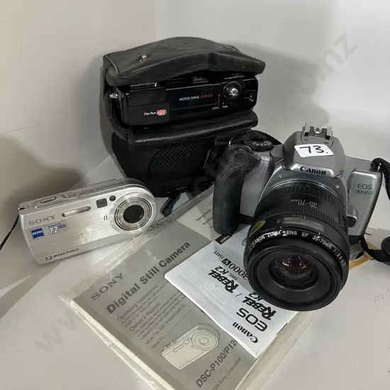 3 modern style cameras