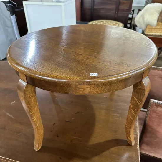 Oak side table 650mm