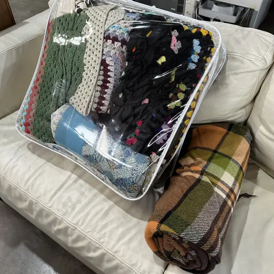 Crochet throws and blanket