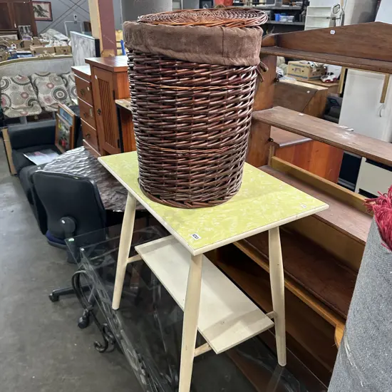 Basket and side table