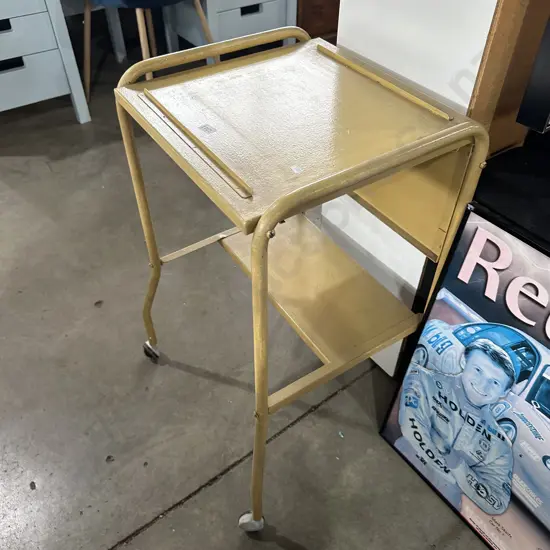 Rolling side table