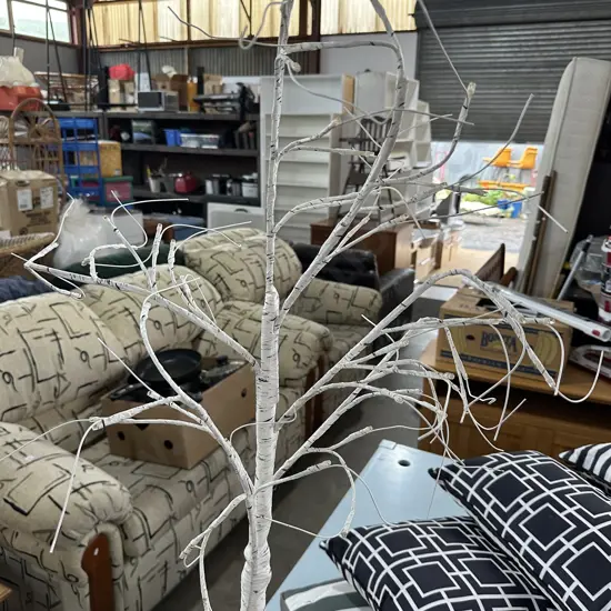 Silver birch xmas tree