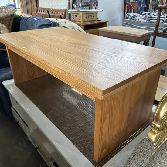 Solid Oak coffee table