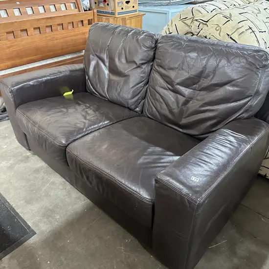 Leather twin seater