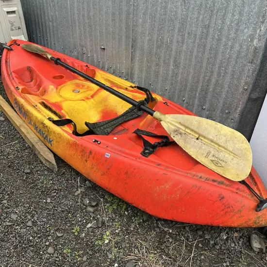 Ocean Kayak and paddle
