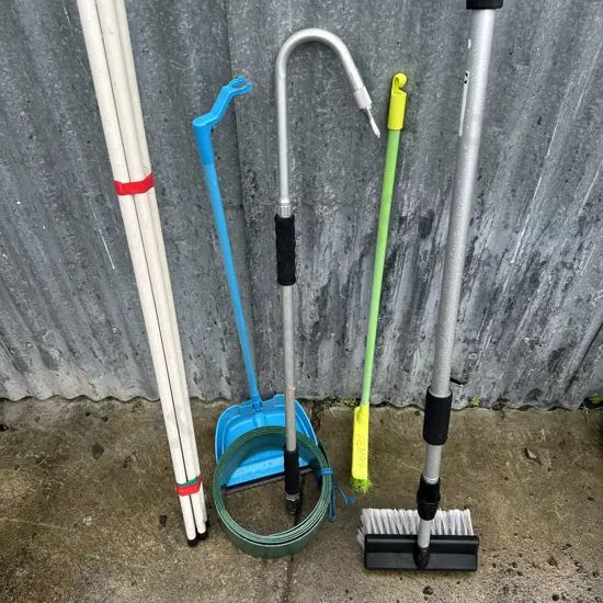 Edging, cleaning brush etc