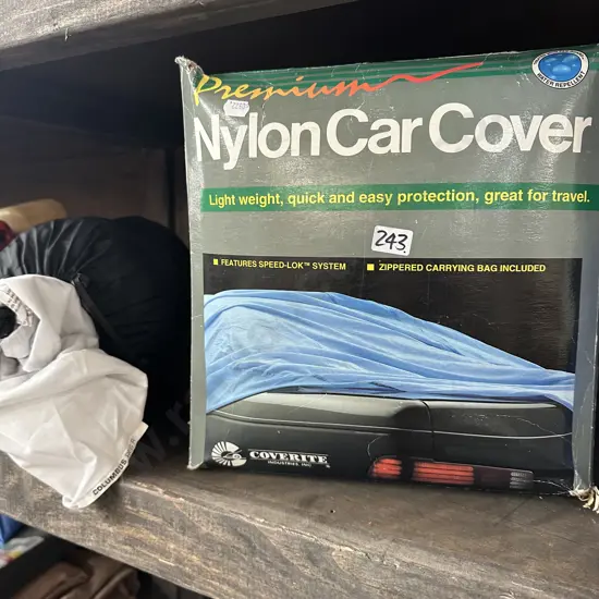 Car cover and sleep bag