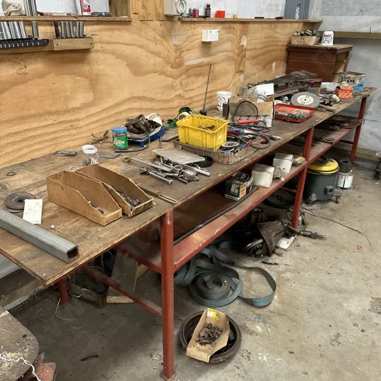 Contents of workbench on and below (not work bench) more photos