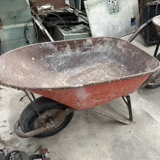 Builders barrow with flatty