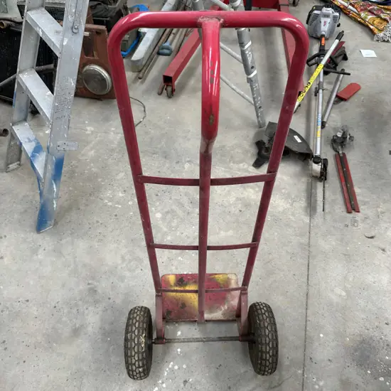 Hand trolley with flats