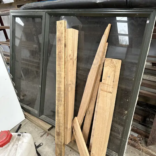 Alum window and wood lenghts