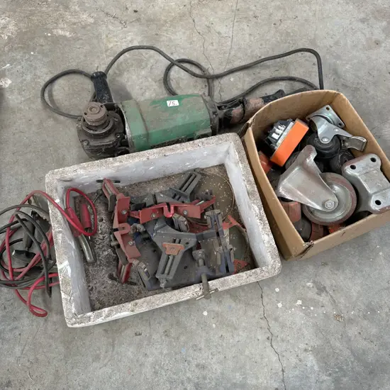 Casters, framing, tool as is